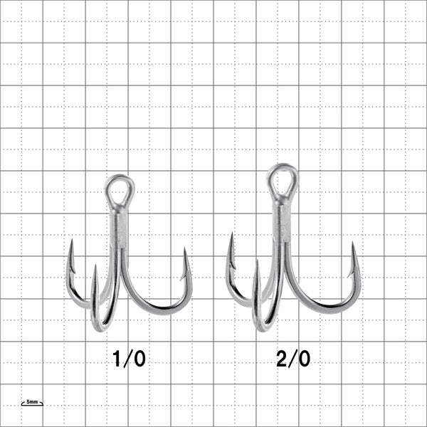 Gamakatsu Standard Treble Hook S-SP XH (HPS) #5/0 (4 pcs/pack) fishing terminal tackle — photo 2