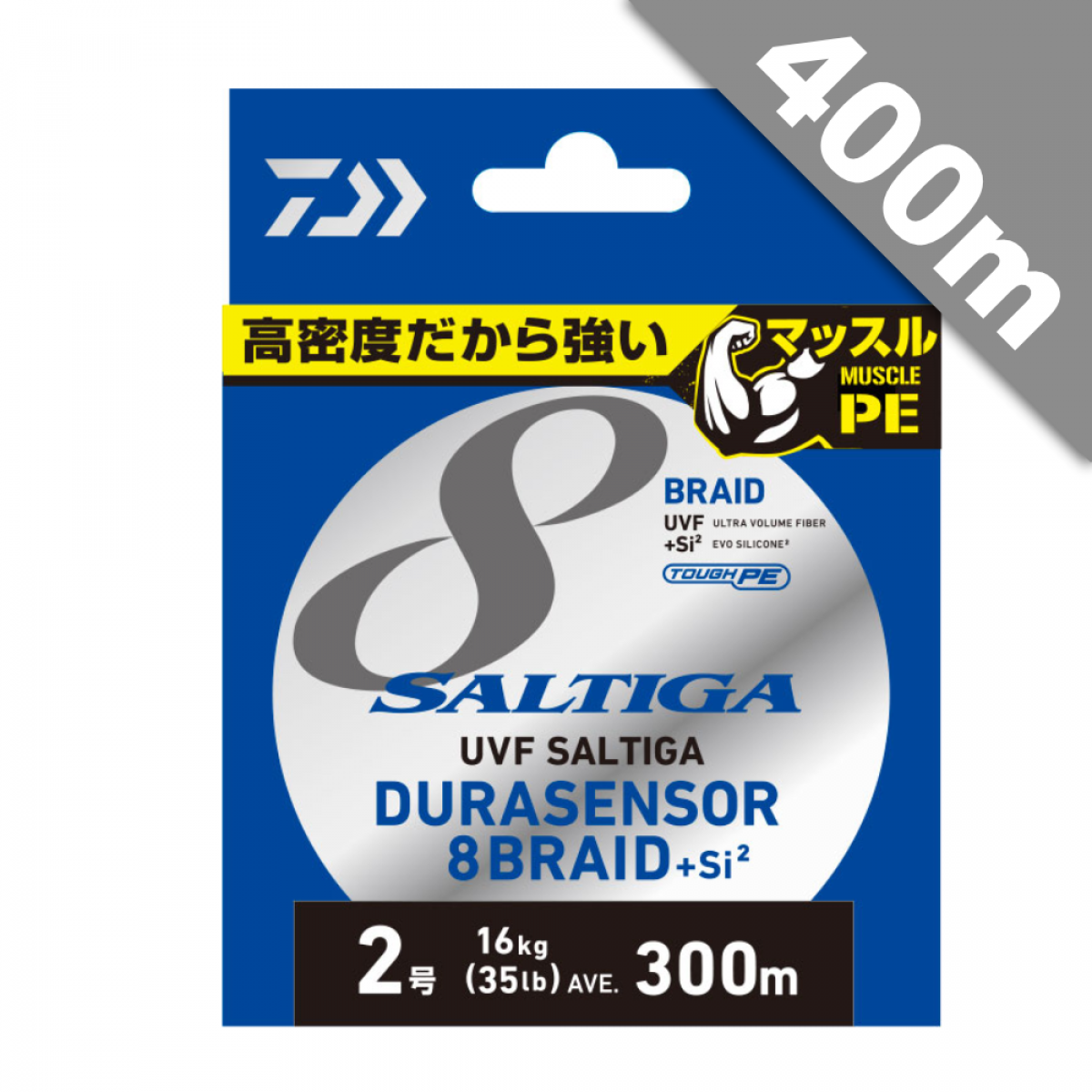 DAIWA UVF SALTIGA DURA SENSOR 8 + Si2 #6 (79 lb) -400m PE