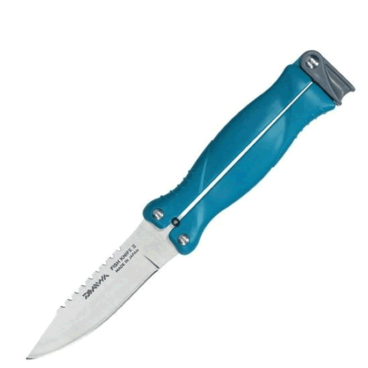 DAIWA FIELD KNIFE TYPE II Total Length: 210mm LIGHT BLUE - Britannic Trade