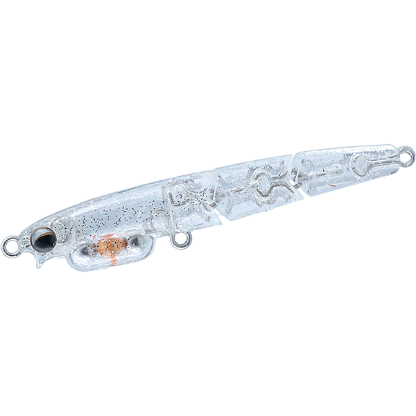DAIWA GEKKABIJIN SHIRASU J 55S 55mm : 3g Sinking CLEAR GLITTER