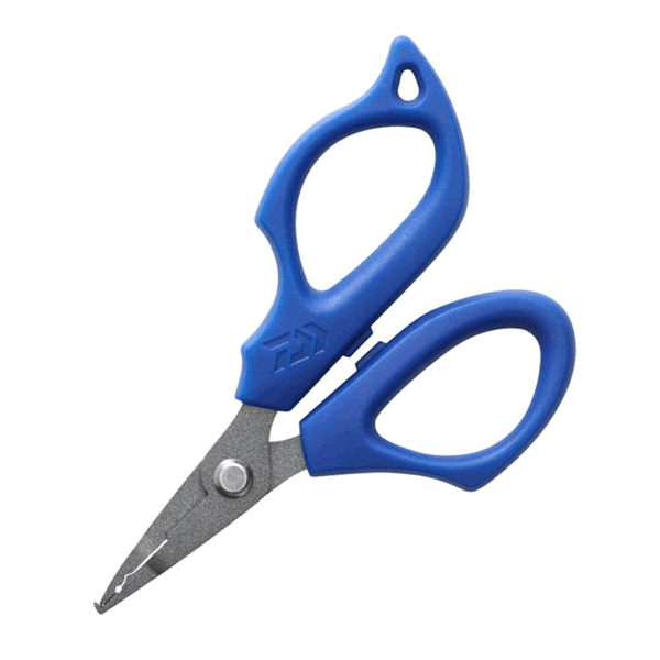 DAIWA PE SCISSORS 125 125mm PLIERS TIP + Fluorine Coat NAVY fishing accessory