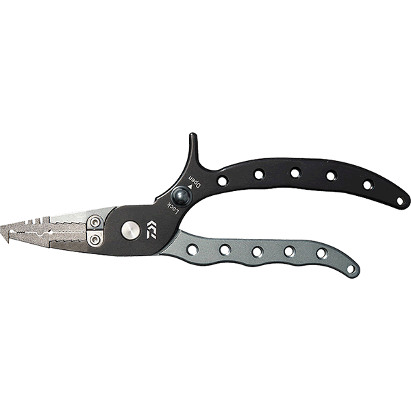 DAIWA ALUMI PLIERS alpha 200H LOCK BG for Sprint Ring #5 - #11 BLACK fishing accessory