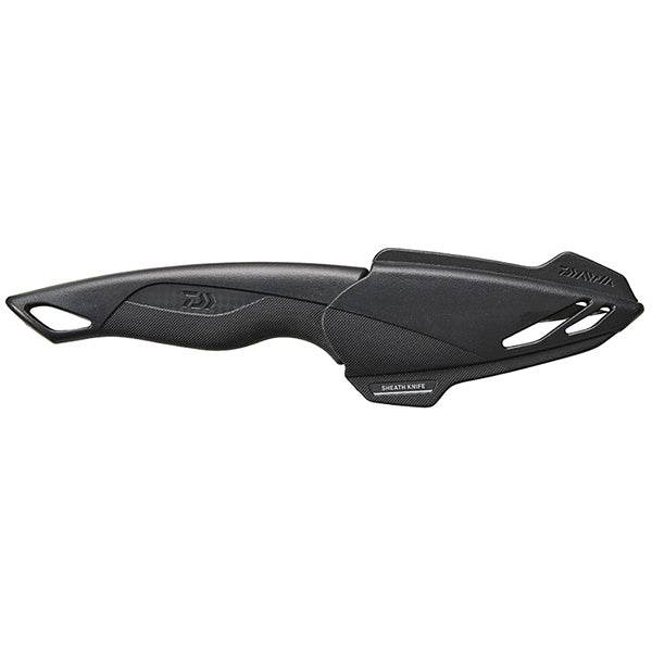 DAIWA SHEATH KNIFE 90D + Fluorine Coat 125g : 200mm BLACK - Britannic Trade