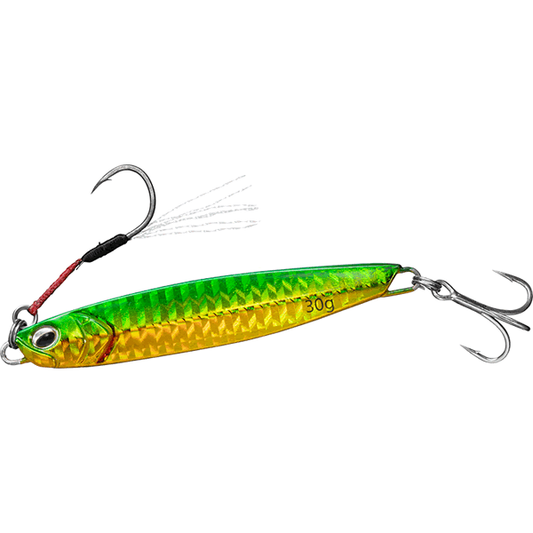 DAIWA SAMURAI JIG R 30g 83mm : 30g PH GREEN GOLD