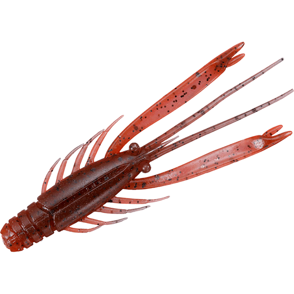 DAIWA SILVER WOLF URBAN SHRIMP 2.8" 72mm (8 pcs/pack) RED CLAW saltwater fishing lure