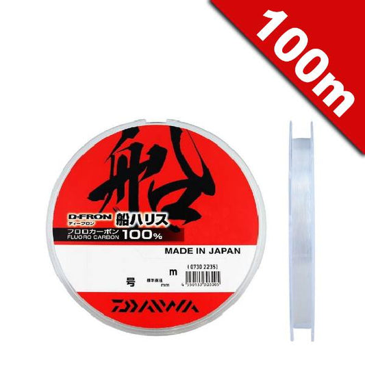 DAIWA D-FRON FUNE HARISU NATURAL #2.5 - 100m FLUOROCARBON NATURAL