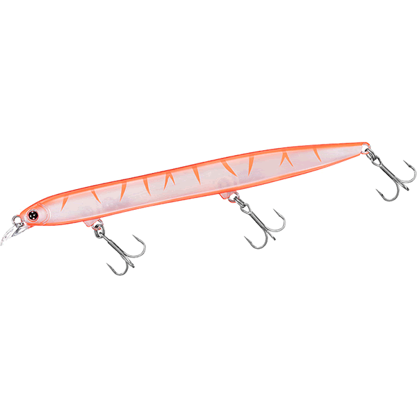 DAIWA MORETHAN HISOKA 120F 120mm : 10g Slow Floating ORANGE PEARL GIGO