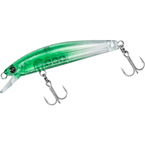 DAIWA MEBARU HUNTER 50F 50mm : 2.3g Floating CLEAR GREEN LAME