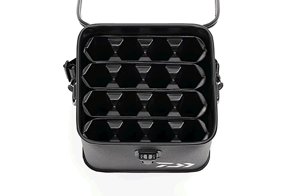 DAIWA MULTI STOCKER (B) 21 x 22 x 18cm WIDE BLACK / SILVER - Britannic Trade