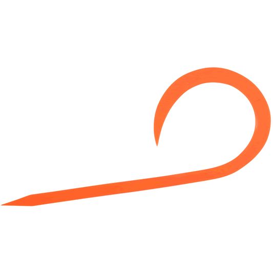 DAIWA KOHGA SILICON NECKTIE SINGLE CURLY R KOHGA ORANGE