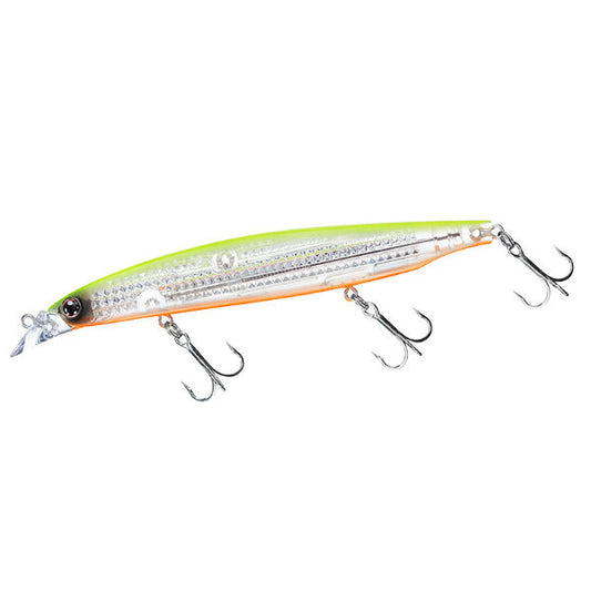 DAIWA SHORELINE SHINER-Z VERTICE R LASER IMPACT 125F 125mm : 20.5g Slow Floating LI CHART BACK