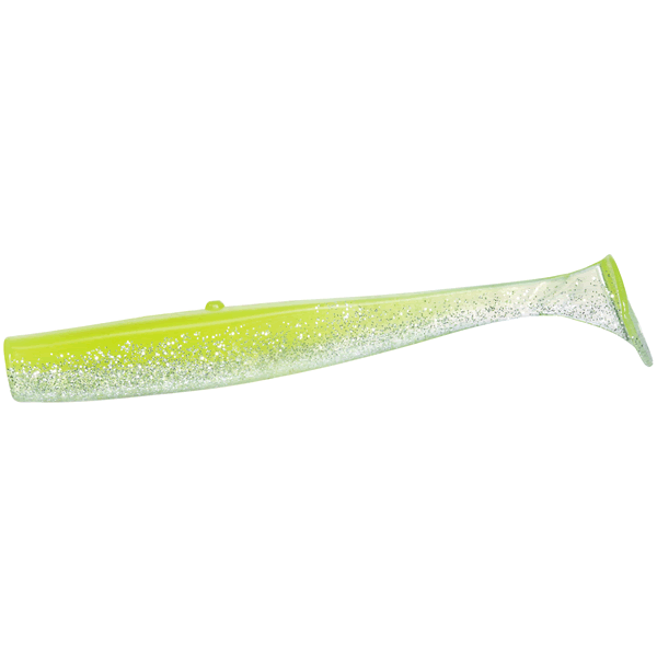 DAIWA MORETHAN MIDDLE UPPER SHAD 2.5" (8 pcs/pack) SG GLOW CHART saltwater fishing lure