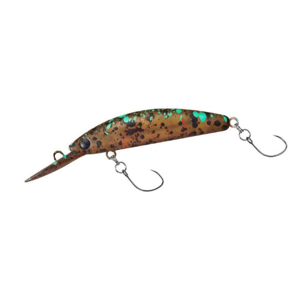 DAIWA PRESSO DOUBLECLUTCH 48F 48mm : 2.8g Floating YADOKU BROWN freshwater fishing lure