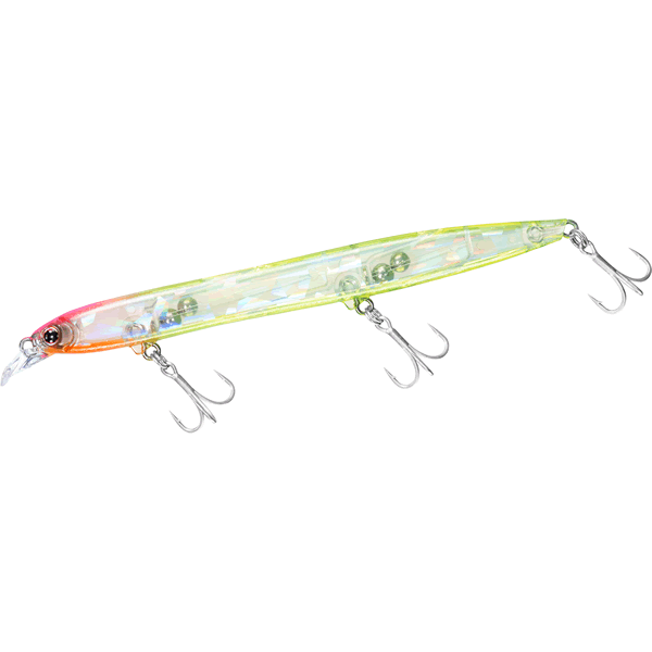DAIWA MORETHAN HISOKA 120F-SSR 120mm : 10g Slow Floating PINK HEAD CLEAR CHART