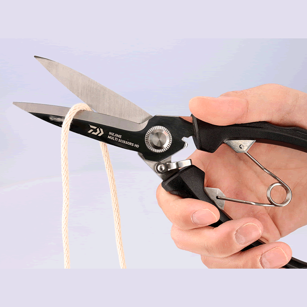 DAIWA IKEJIME MULTI SCISSORS HD 190mm : 150g (3 pcs/pack) BLACK fishing accessory — photo 2