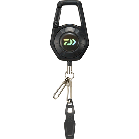 DAIWA LINE CUTTER II CARABINER REEL SET 40 140mm : 20g Max length : 90cm BLACK