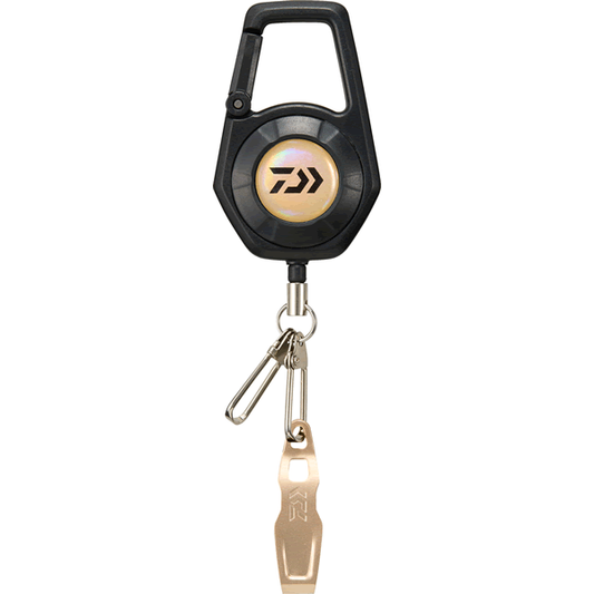 DAIWA LINE CUTTER II CARABINER REEL SET 40 140mm : 20g Max length : 90cm GOLD