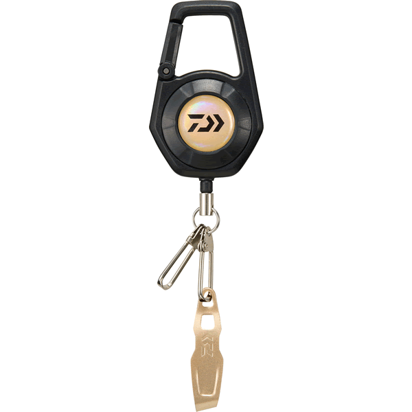 DAIWA LINE CUTTER II CARABINER REEL SET 40S 140mm : 20g Max length : 90cm GOLD