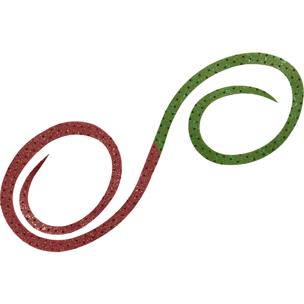 DAIWA KOHGA SILICON NECKTIE 3D Y.S. TWIN CURLY 500mm CHOCO LAME + KAIZOU GREEN