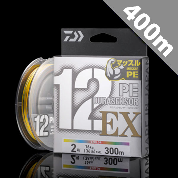 DAIWA UVF PE DURA SENSOR x12EX+Si3 #3 (55 lb) - 400m PE 5C