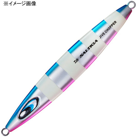 DAIWA SALTIGA JIVE CHOPPER 350g Length: 7.9" (200 mm) / Weight: 350 g Rear Short Type ML Blue Pink Zebra Glow