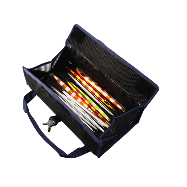 DAIWA JIG MESH BAG (B) L : 9x33x9cm BLUE fishing accessory — photo 2