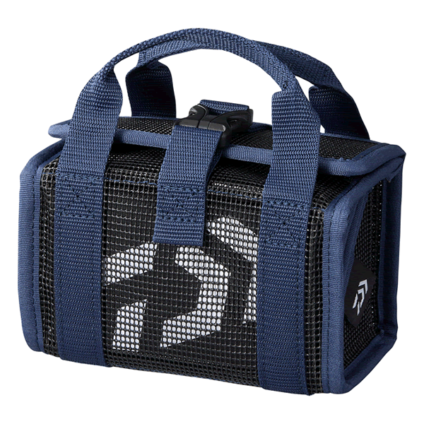 DAIWA JIG MESH BAG (B) S : 9x14x9cm BLUE