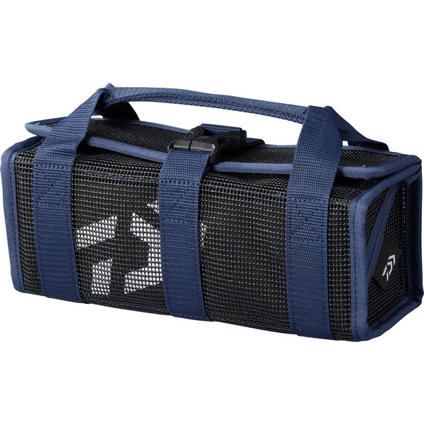 DAIWA JIG MESH BAG (B) M : 9x22x9cm BLUE fishing accessory