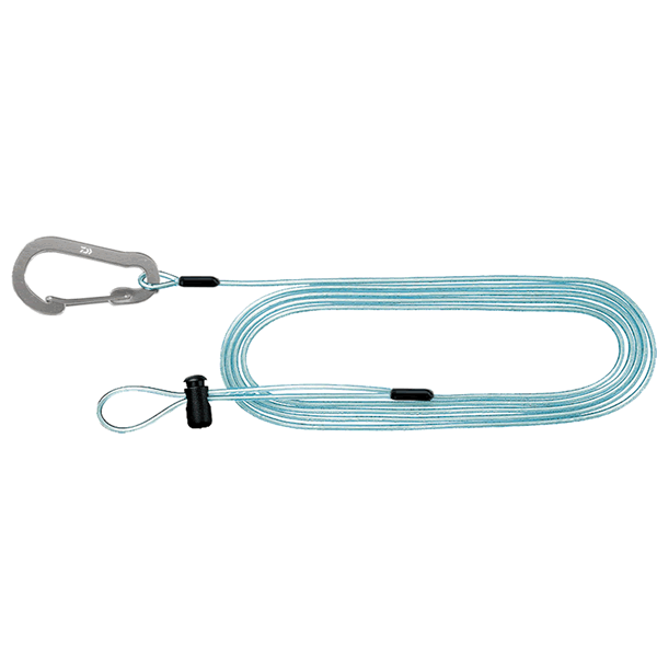 DAIWA SHITTE ROPE 1500RS 1500mm : Max Strength 15kg Streight SKY BLUE
