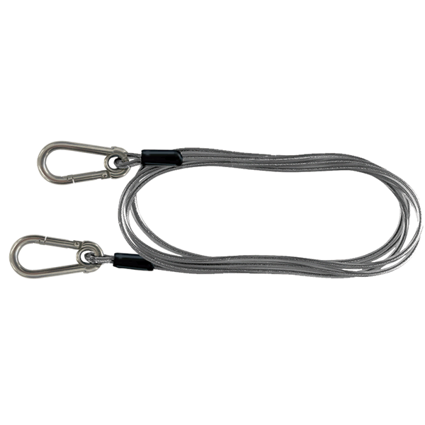 DAIWA SHITTE ROPE 1800 1800mm : Max Strength 50kg Streight GRAY