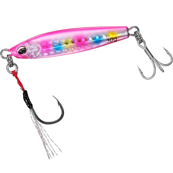 DAIWA SAMURAI JIG R SB 40g 70mm : 40g UV DOUBLE PINK CANDY