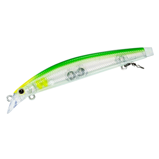 DAIWA AYUING MINNOW 95SS 95mm : 10.0g Slow Sinking CLEAR LIME GLOW AYU