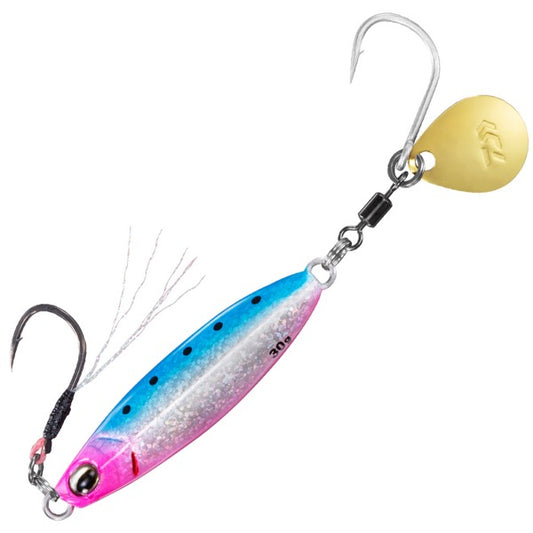 DAIWA Samurai Jig R Spin 30g Weight: 30g Sinking Sagoshi Blue Pink Iwashi