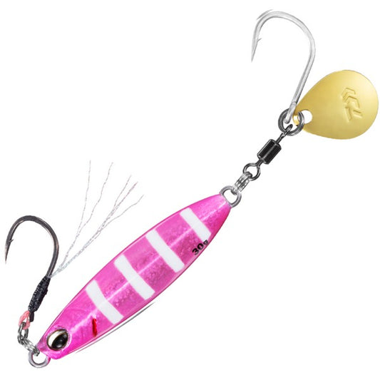 DAIWA Samurai Jig R Spin 30g Weight: 30g Sinking Sagoshi Pink Zebra