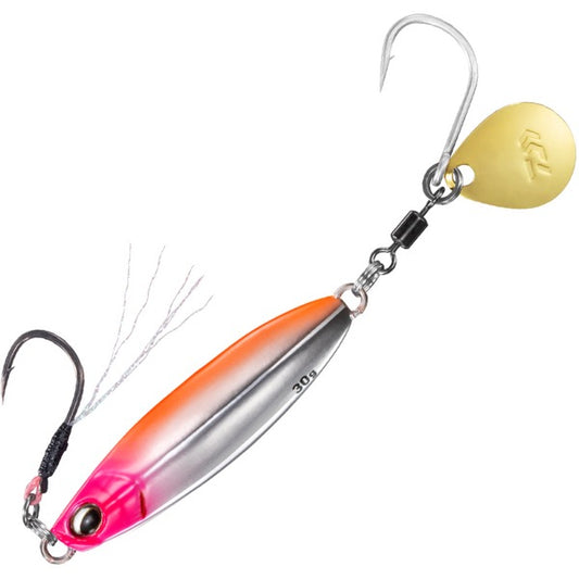 DAIWA Samurai Jig R Spin 30g Weight: 30g Sinking Sagoshi UV Metallic Orange