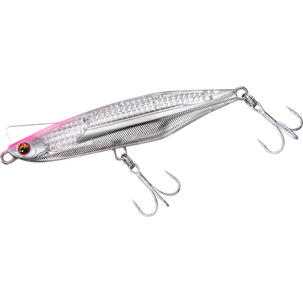 DAIWA OVER DRIVE 95S LASER IMPACT 95mm : 35g Heavy Sinking LI PINK HEAD LASER