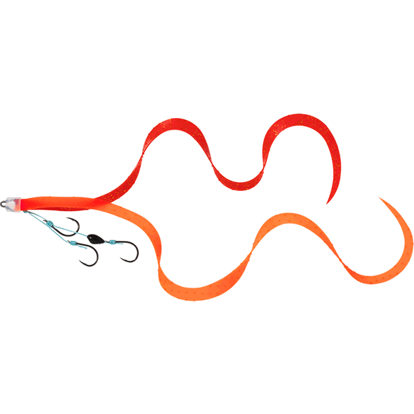 DAIWA KOHGA KAE UNIT B SS Y. S. CURLY 3HOOKS KOUGA ORENJI + RED LAME