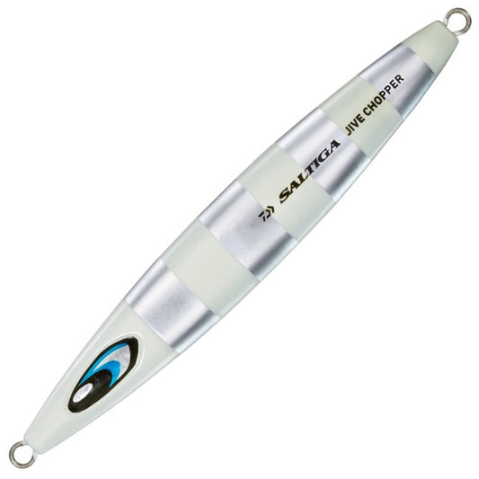 DAIWA SALTIGA JIVE CHOPPER 130g Length: 4.8" (122 mm) / Weight: 130 g Rear Short Type ML Zebra Glow