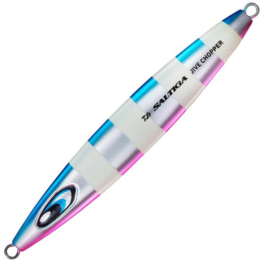 DAIWA SALTIGA Jive Chopper 130g Length: 122mm / Weight: 130g Rear Short Type ML Blue Pink Zebra Glow