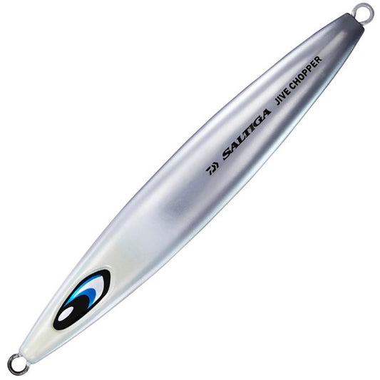 DAIWA SALTIGA JIVE CHOPPER 130g Length: 4.8" (122 mm) / Weight: 130 g Rear Short Type ML Keimura Glow Head Silver