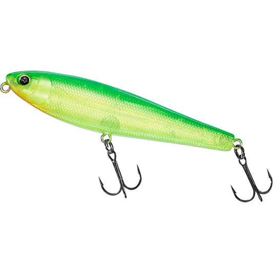 DAIWA SILVER WOLF ROUGH TRICK 70F 70mm : 8.0g Floating LIME CHART CLEAR