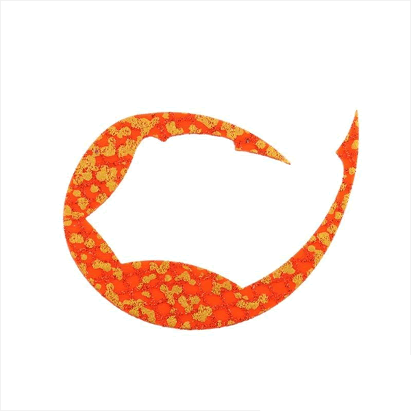 DAIWA KOHGA SILICON NECKTIE PAS DE CHAT GOKUATSU L GOLD MESH ORANGE