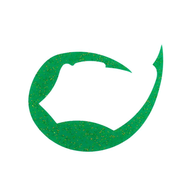 DAIWA KOHGA SILICON NECKTIE PAS DE CHAT GOKUATSU L GREEN LAME