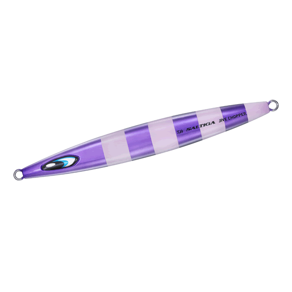 DAIWA SALTIGA JIVE CHOPPER 250g 250g ML ZEBRA PURPLE GLOW