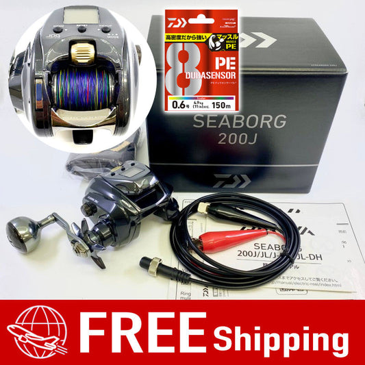 DAIWA SEABORG with PE 22 SEABORG 200J with PE2 x 300m RIGHT