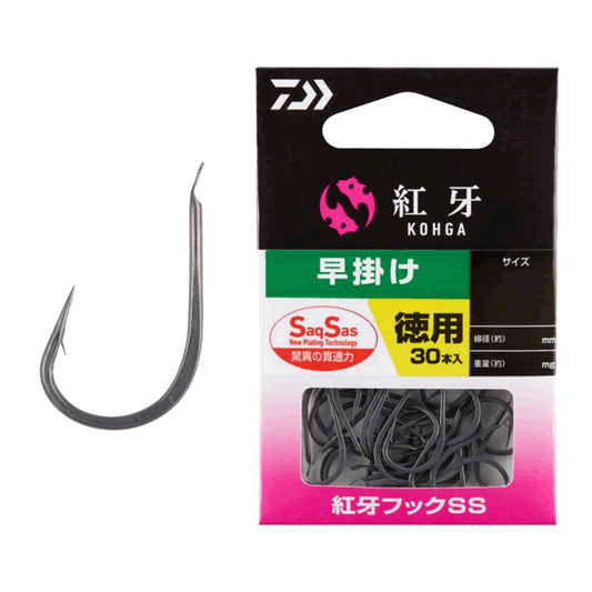 DAIWA KOHGA FHOOK SS HAYAGAKE TOKUYOU S (30 pcs/pack)