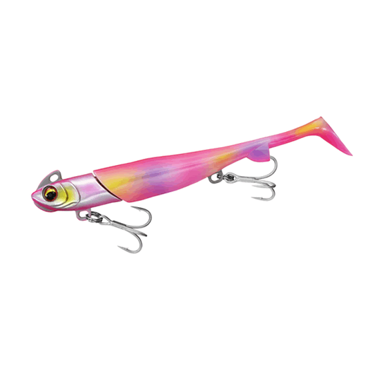 DAIWA FLATJUNKIE RODEM R SHAD 3" 14g FLOUNDER PINK MARBLE