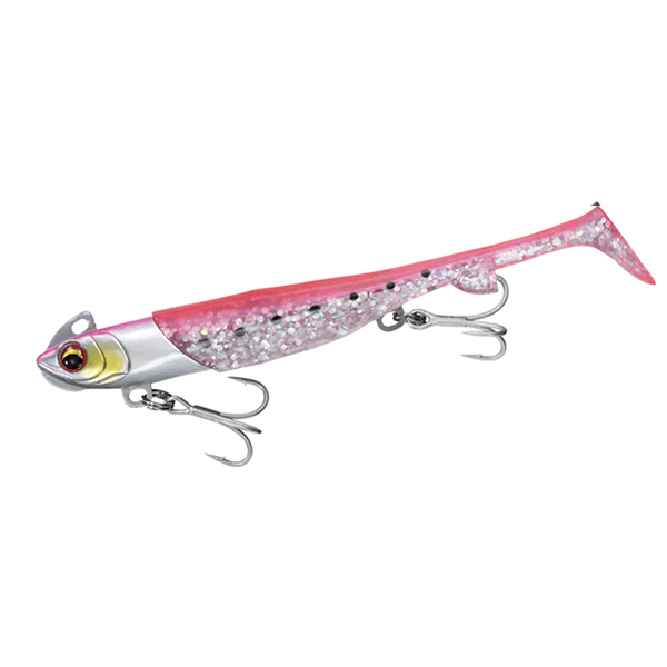DAIWA FLATJUNKIE RODEM R SHAD 4" 18g FLOUNDER AND PINK SARDINES