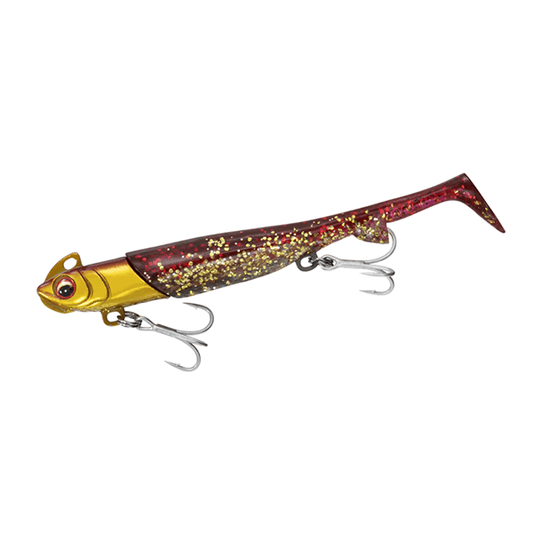 DAIWA FLATJUNKIE RODEM R SHAD 4" 28g FLOUNDER BURNING