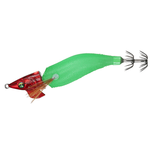 DAIWA EMERALDAS IKAMETAL DROPPER JOINT SS #2.5 10g GLOW RED AND GREEN